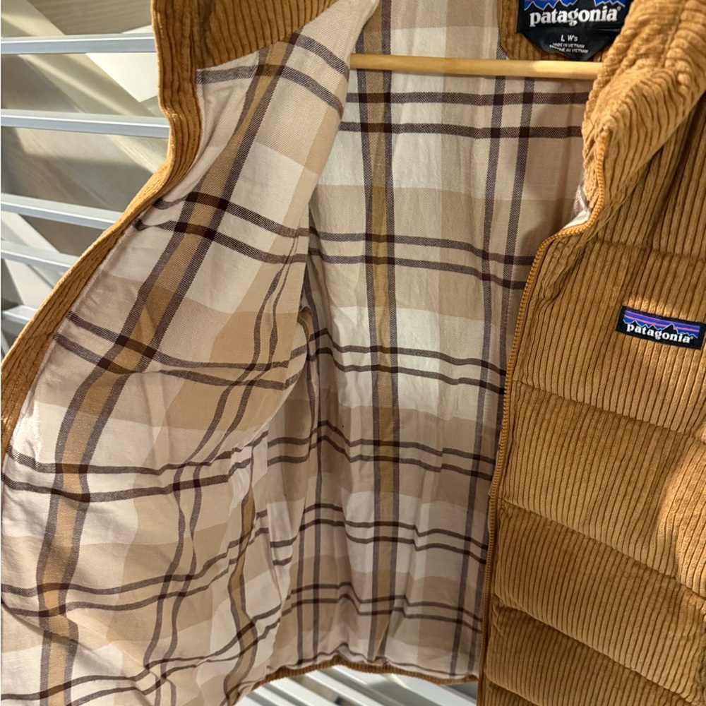 Patagonia Womens Cord Fjord Jacket - L - Like New (Worn Once) - Nest Brown - Picture 5 of 6